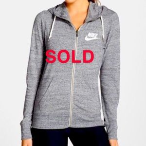 Nike gray zip up jacket